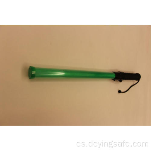 Luz de bastón de seguridad de tráfico verde de 30 * 530 mm